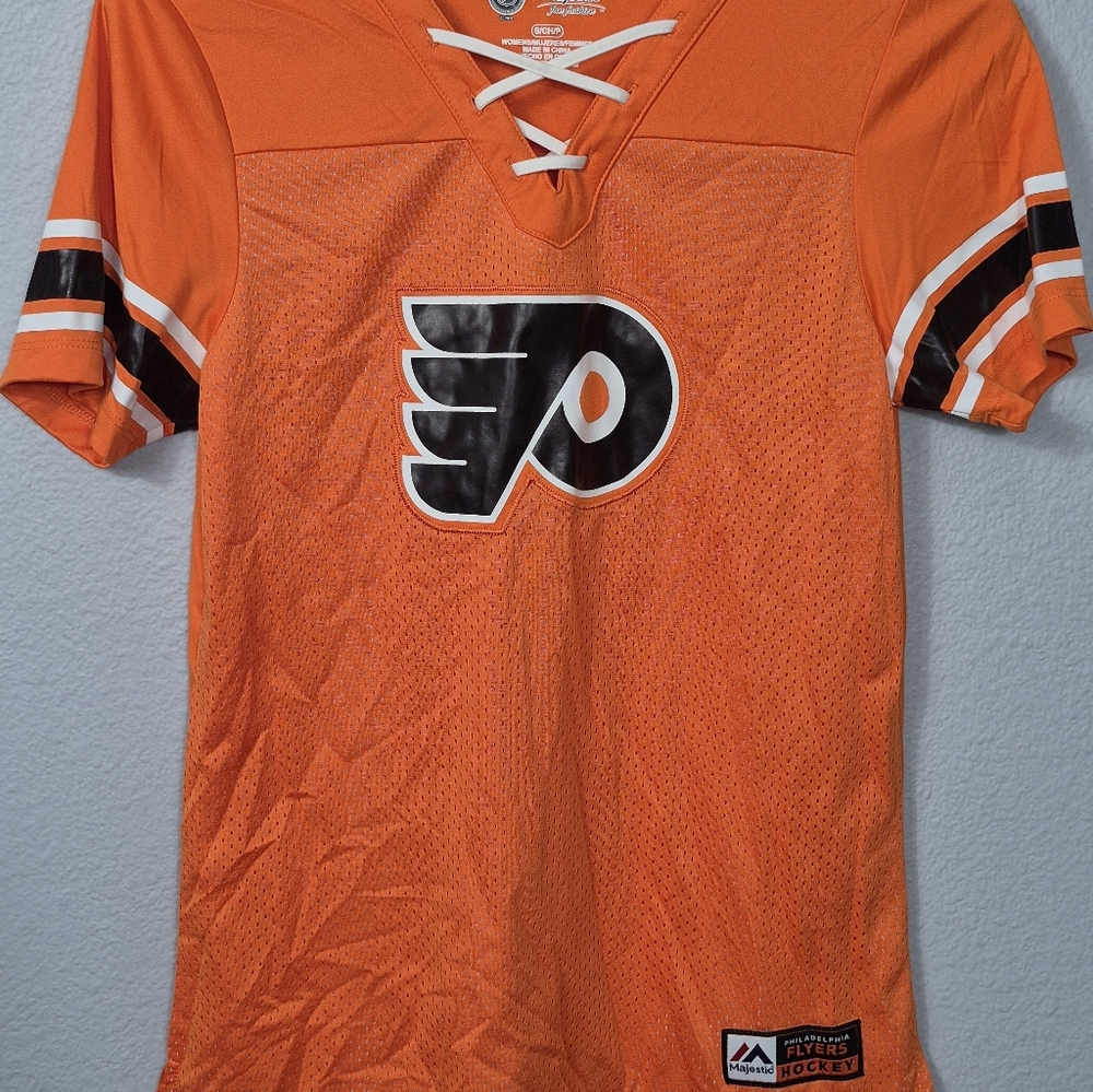 Womans Philadelphia Flyers Hockey Jersey - Picture 2 of 5